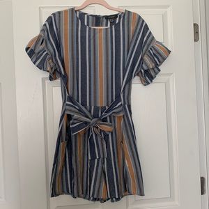 Primark Striped Romper // Size 10